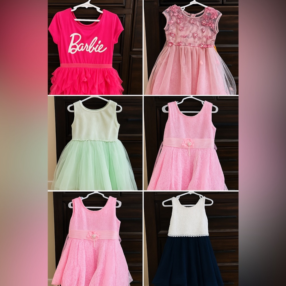Bundle: Girls Dresses Size 5-7 ( 6 pieces) – Excellent Condition